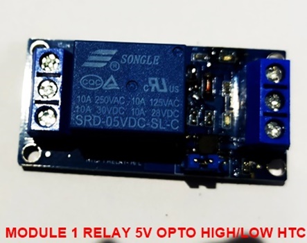 MODULE 1 RELAY 5V OPTO HIGH/LOW HTC