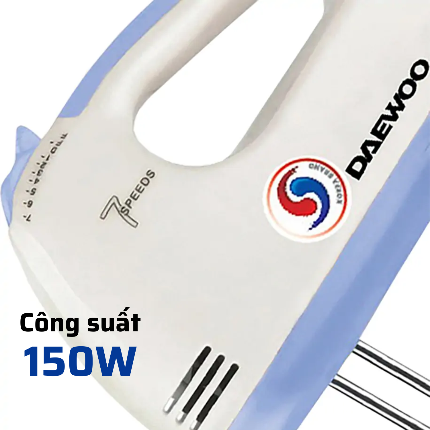 Daewoo Máy đánh trứng DWHM-318 (150w) - Hàng chính hãng