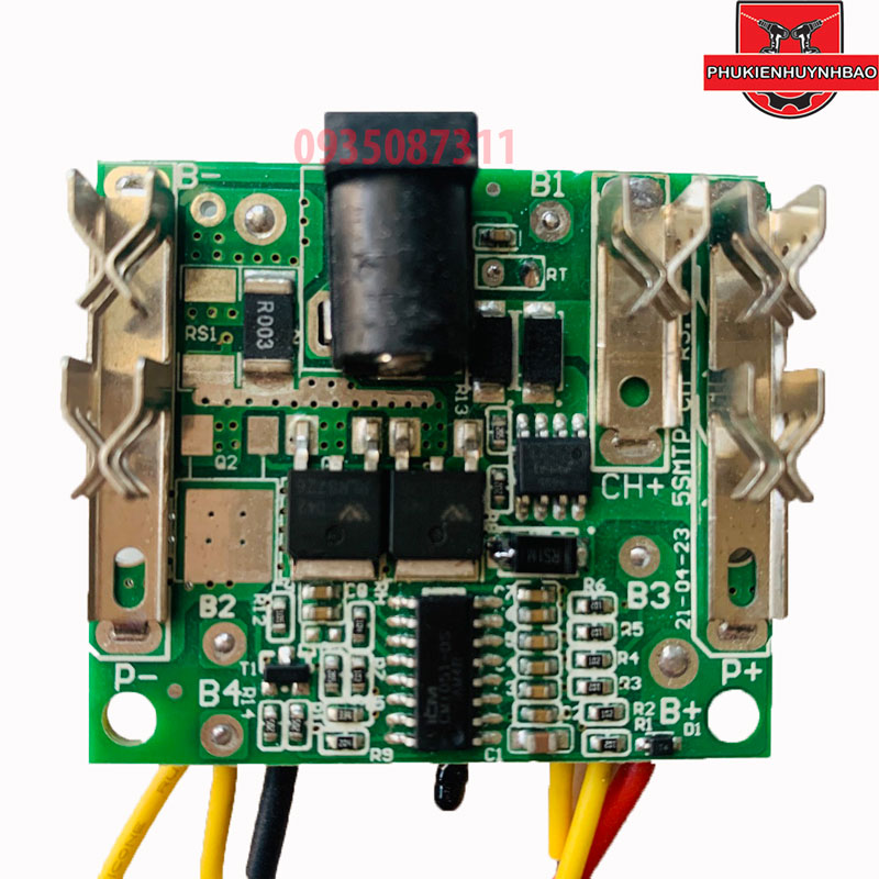 Mạch sạc bảo vệ cell pin Makita 5S 18v - 21v 50A New, chuyên dùng cho pin máy khoan Makita 18v - 21v