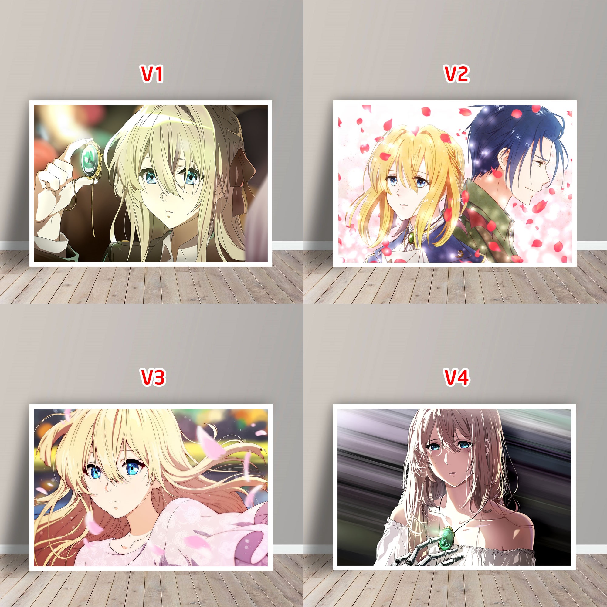 Tấm Postcard Cao Cấp Anime Violet Evergarden (21cm x 15cm)