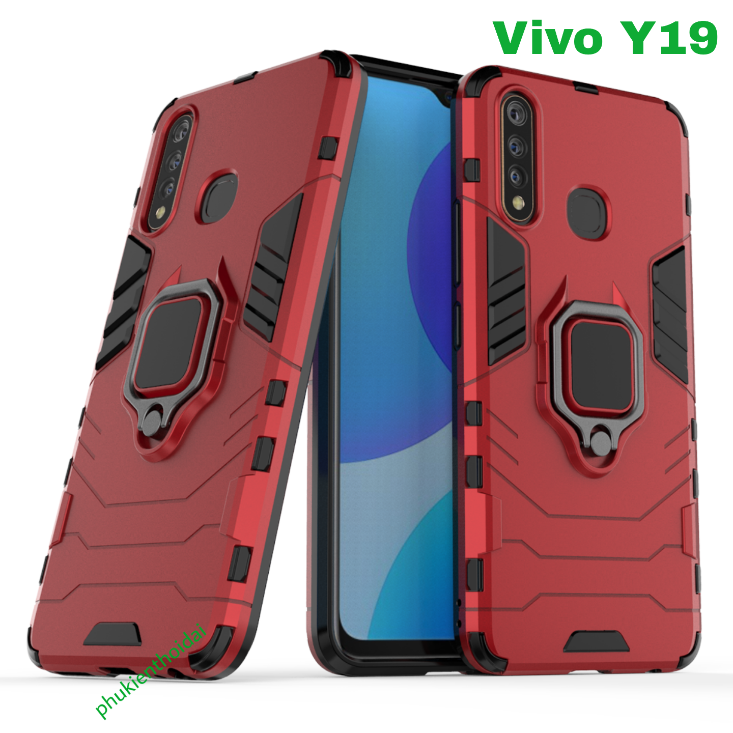 Ốp lưng Vivo Y19 Iron Man Iring chống sốc chống va đập mạnh cao cấp