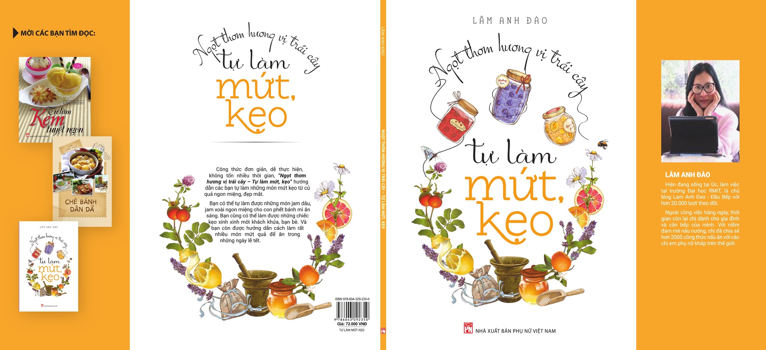 Sách - Tự Làm Mứt Kẹo - NXB Phụ Nữ VN
