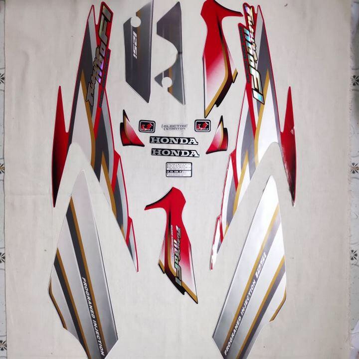 [Sale Sale] Bộ Tem 3 Lớp Dành Cho Honda Future Neo đời 2008 (Màu Đỏ trắng) - Tem 3 Lớp Dành Cho Honda Future Neo đời 2008