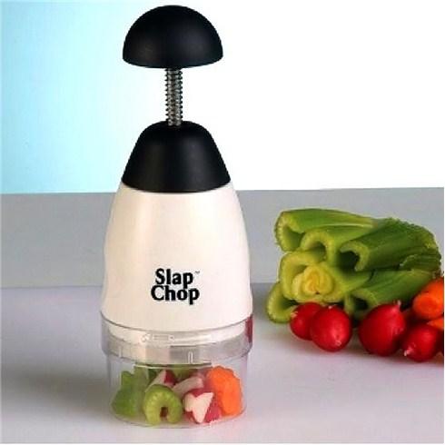 Dụng cụ băm nhỏ hành tỏi ớt lưỡi thép không gỉ Slap Chop, Dung cu bam nho hanh toi ot luoi thep khong gi