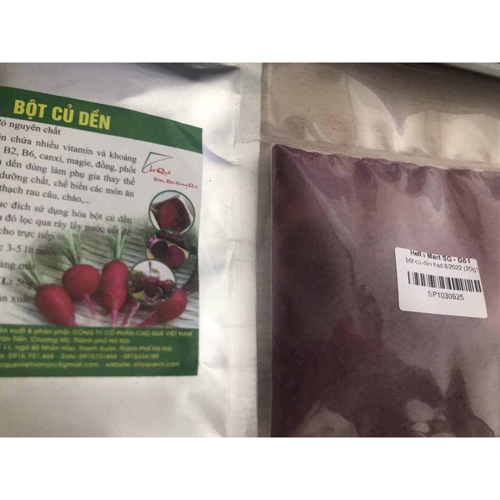 Bột Củ Dền Nguyên Chất