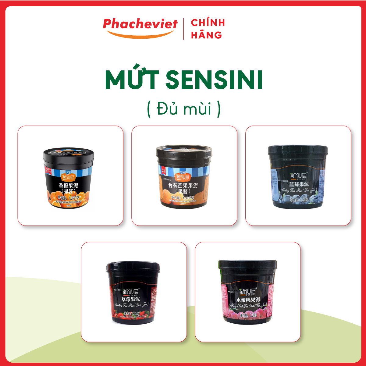 Mứt Sensini nhiệt đới 1.36kg