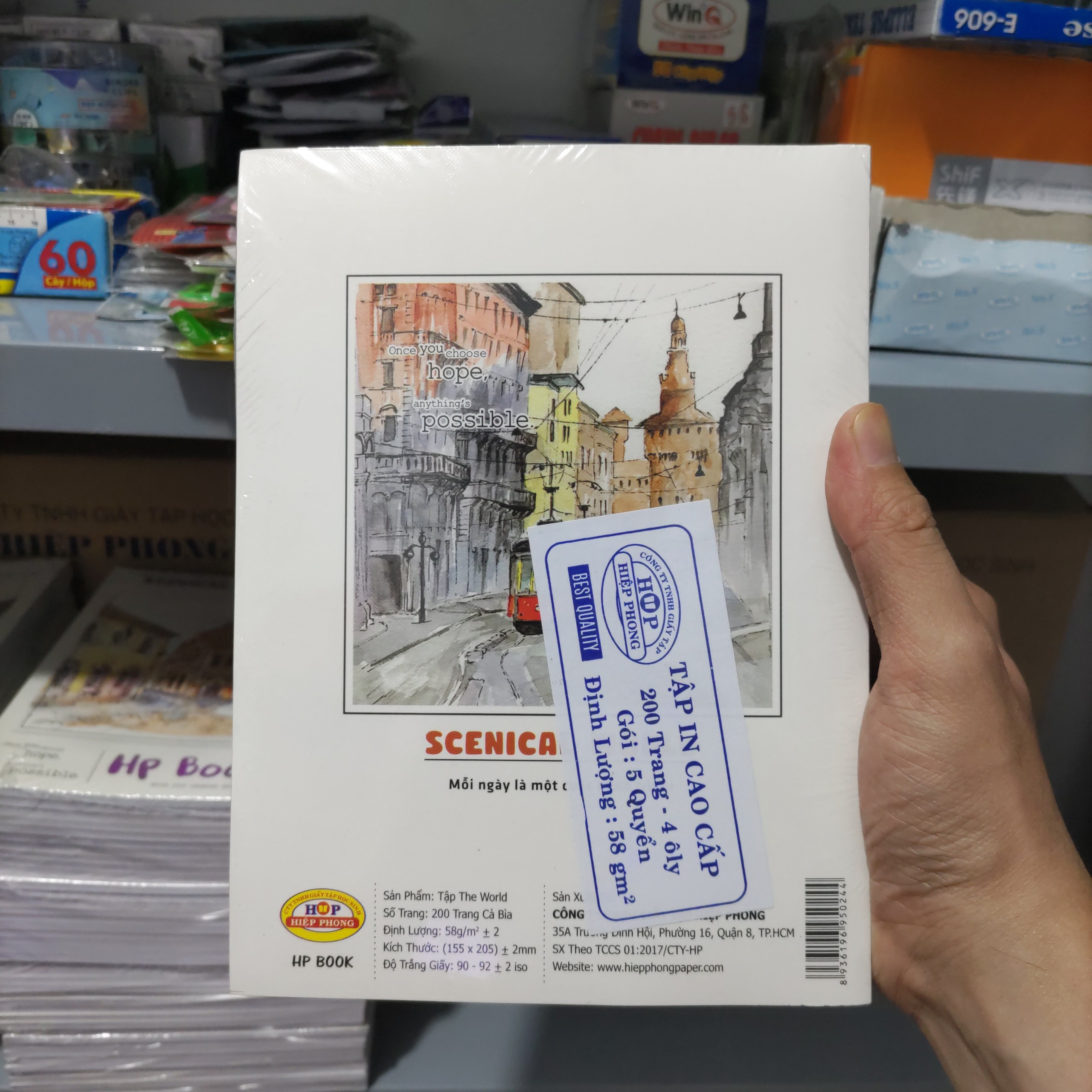 ✅ 10 Quyển - ĐL 60 Gsm (Mỏng) Tập Vở Học Sinh 96 Trang/200 Trang -  A5 - 4 Ô ly