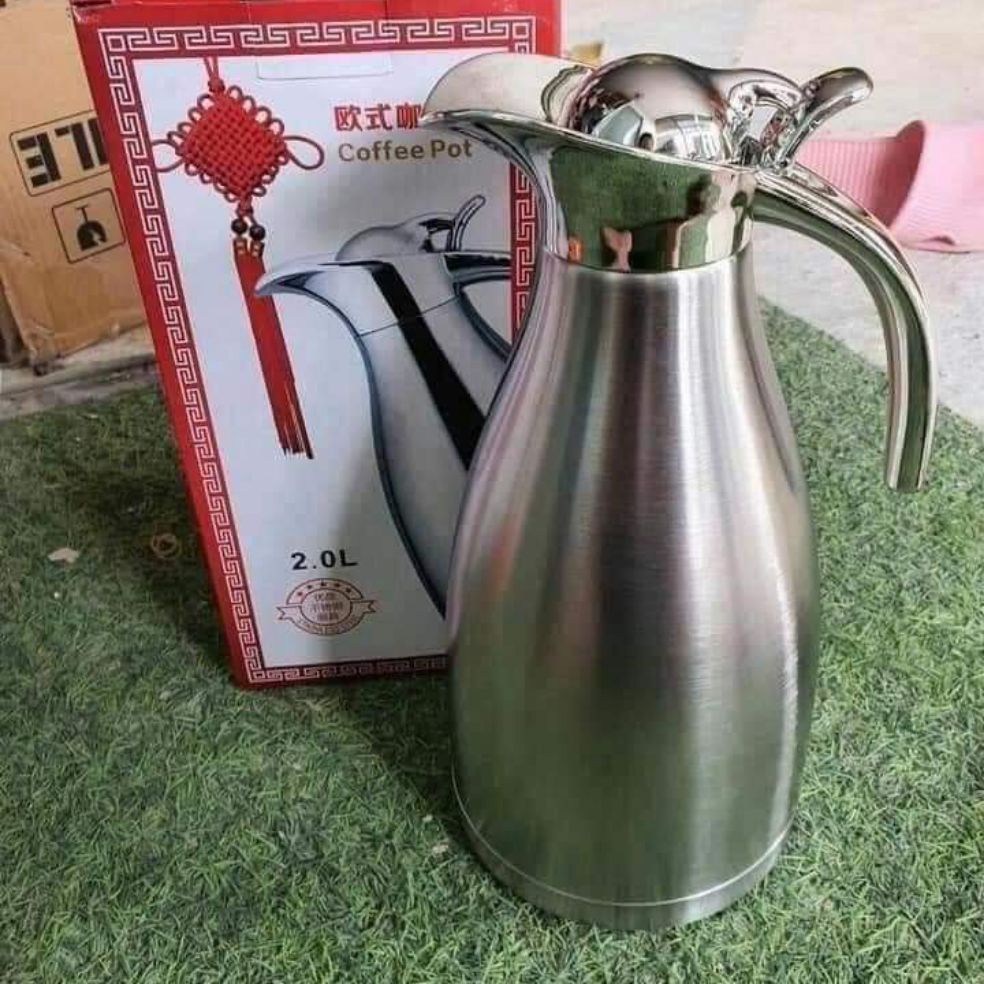 BÌNH THỦY INOX GIỮ NHIỆT 2L CAO CẤP