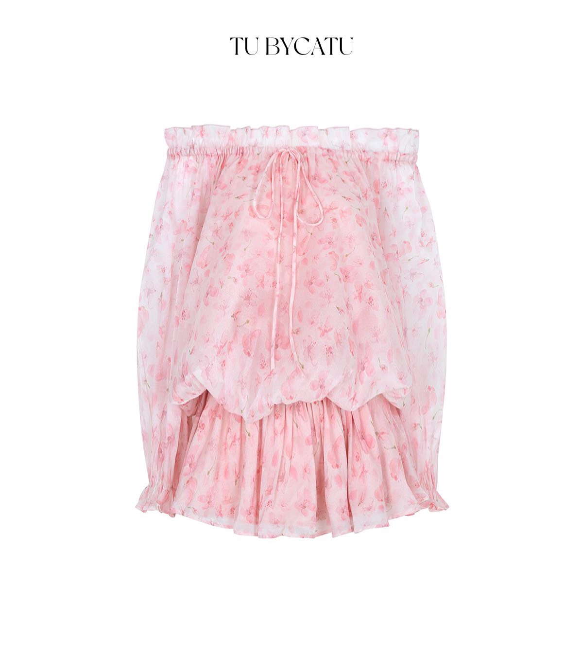 TUBYCATU | Đầm sakura hồng (Kèm quần bảo hộ)