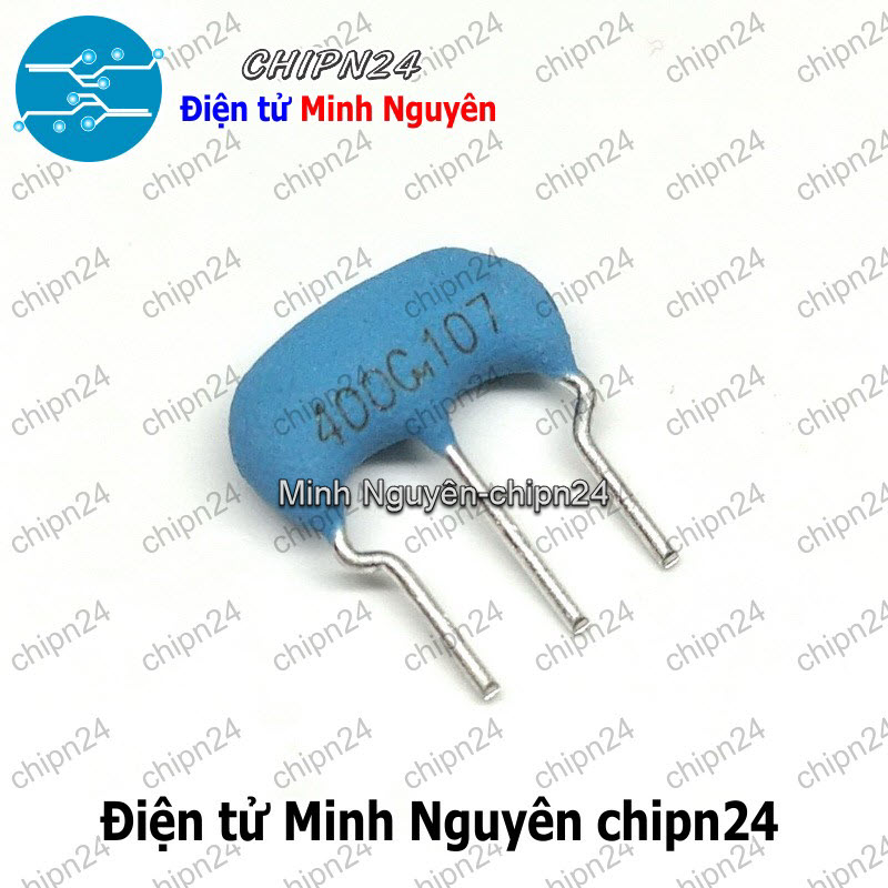 [3 con] (K340) Thạch anh 3 chân 4M (dùng cho máy giặt, điều hòa 4MHz) - HH006054
