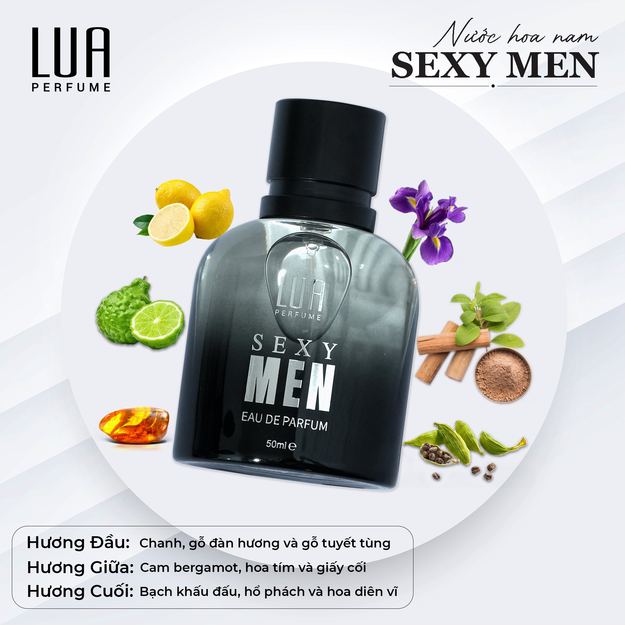 Nước Hoa Nam Sexy Men Lua Perfume 60ml