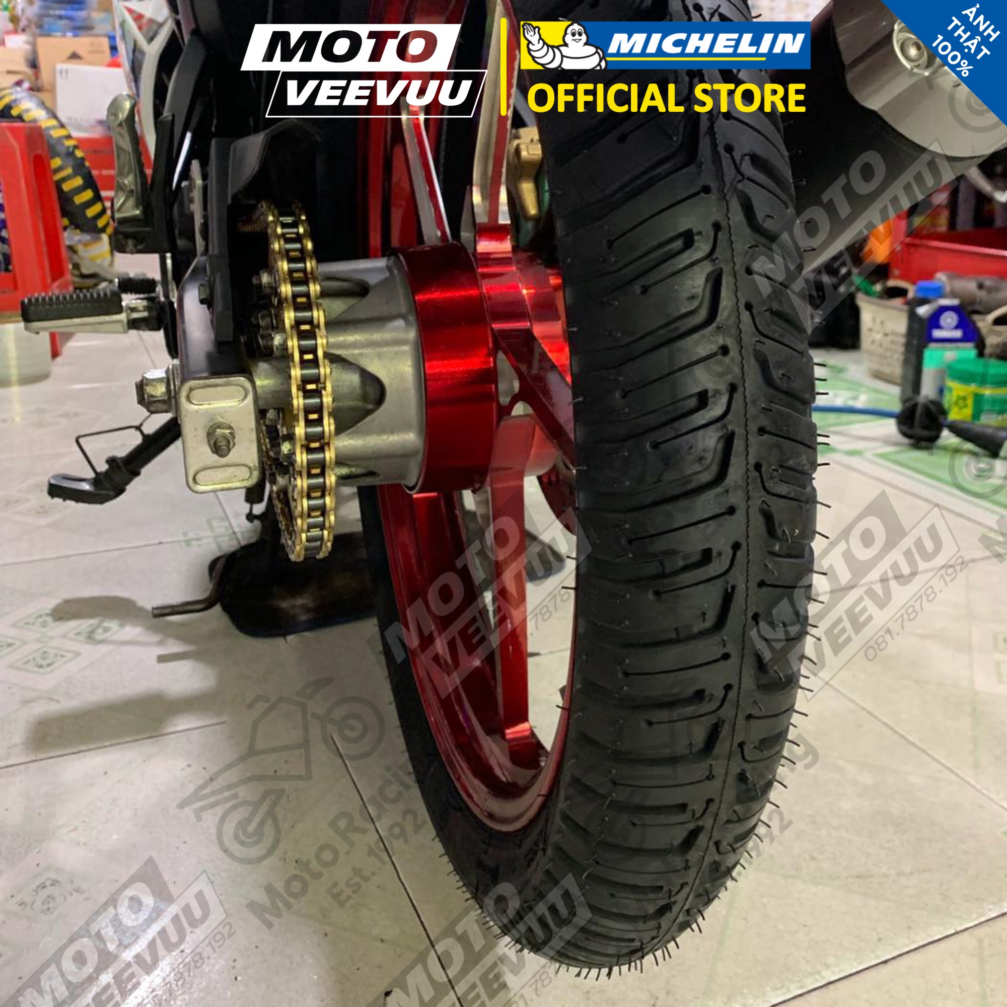Vỏ lốp xe máy Michelin 60/90-17 TL CITY EXTRA (Lốp không ruột)
