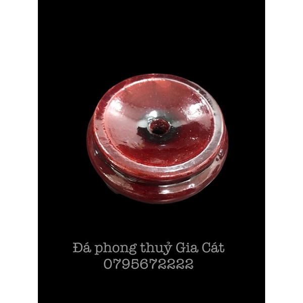 Đế gỗ để bi cầu Đá phong thuỷ Gia Cát