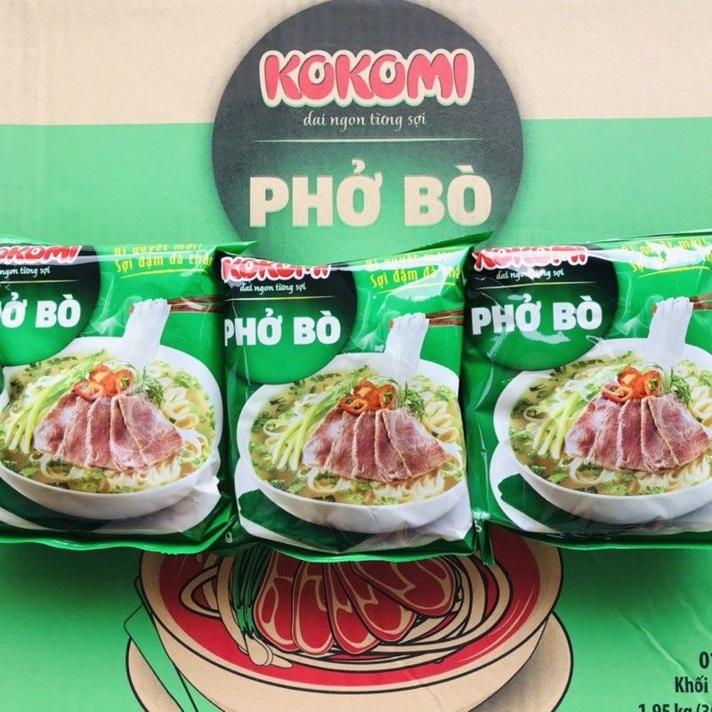 Combo 5 gói Phở bò Kokomi 65g