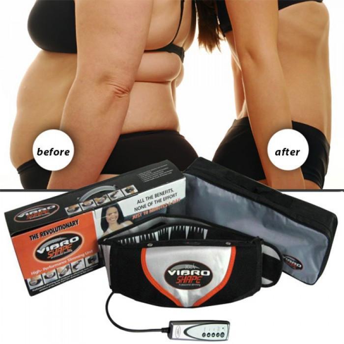 Máy massage Bụng Vibro Shape, đai massage tập bụng giảm mỡ bụng
