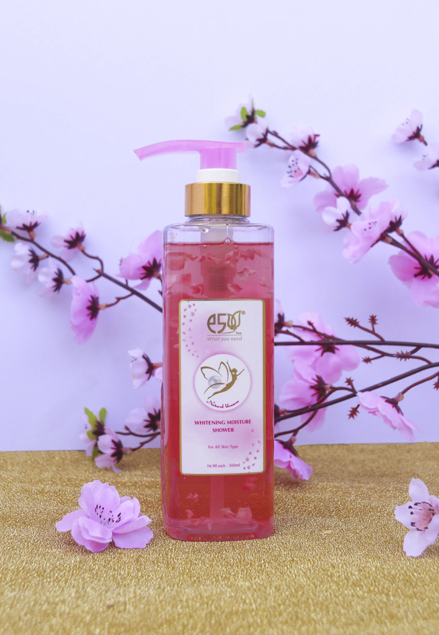 Sữa Tắm Trắng Da Giữ Ẩm E5 (Sữa Tắm Cánh Hoa)