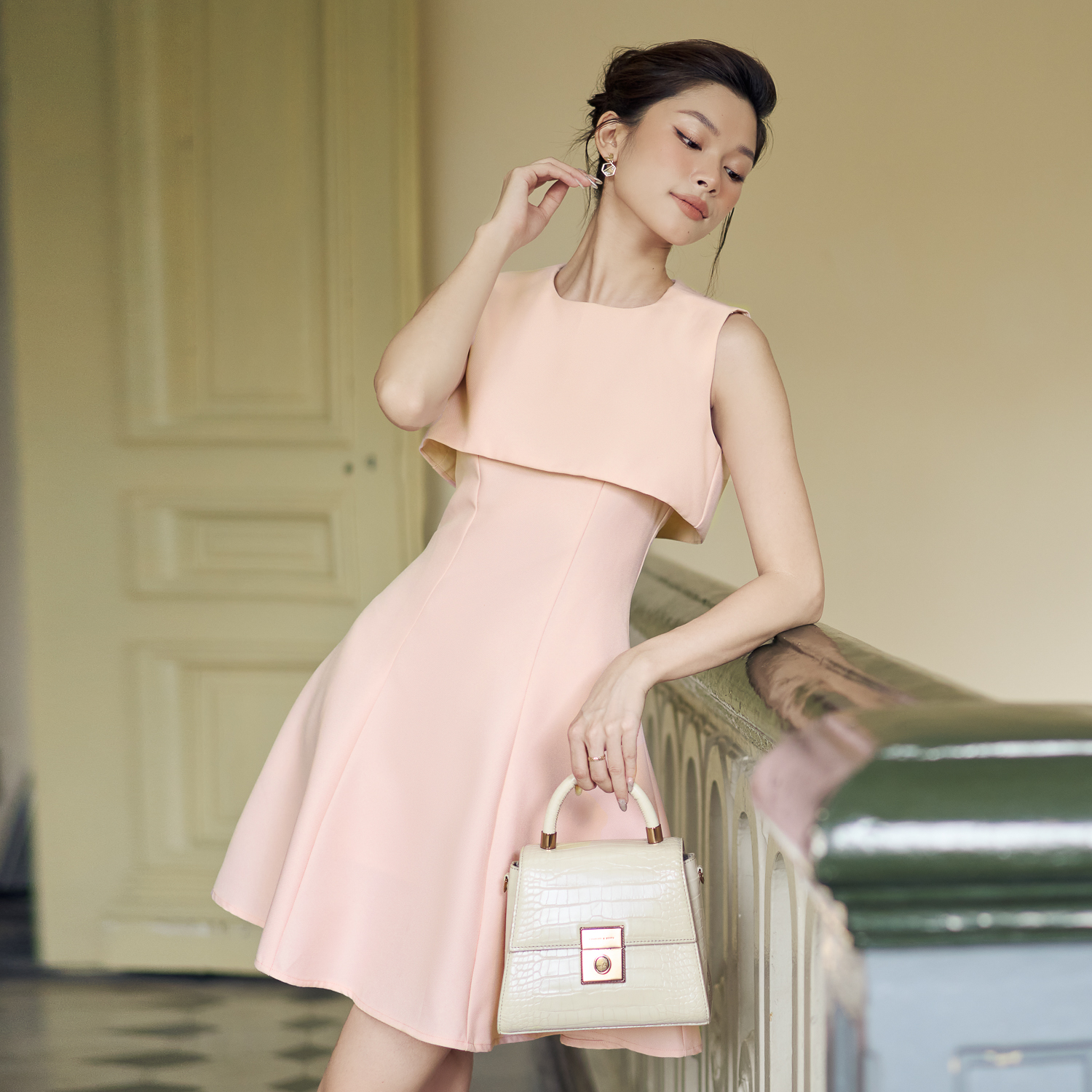 Đầm xòe pho xéo Maybi