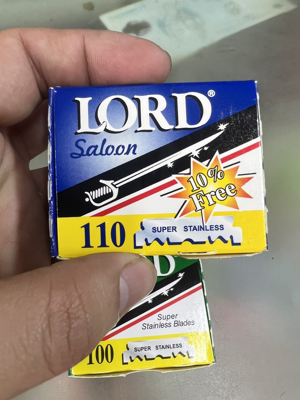 Dao lam nửa lưỡi lord hộp 110 chiếc
