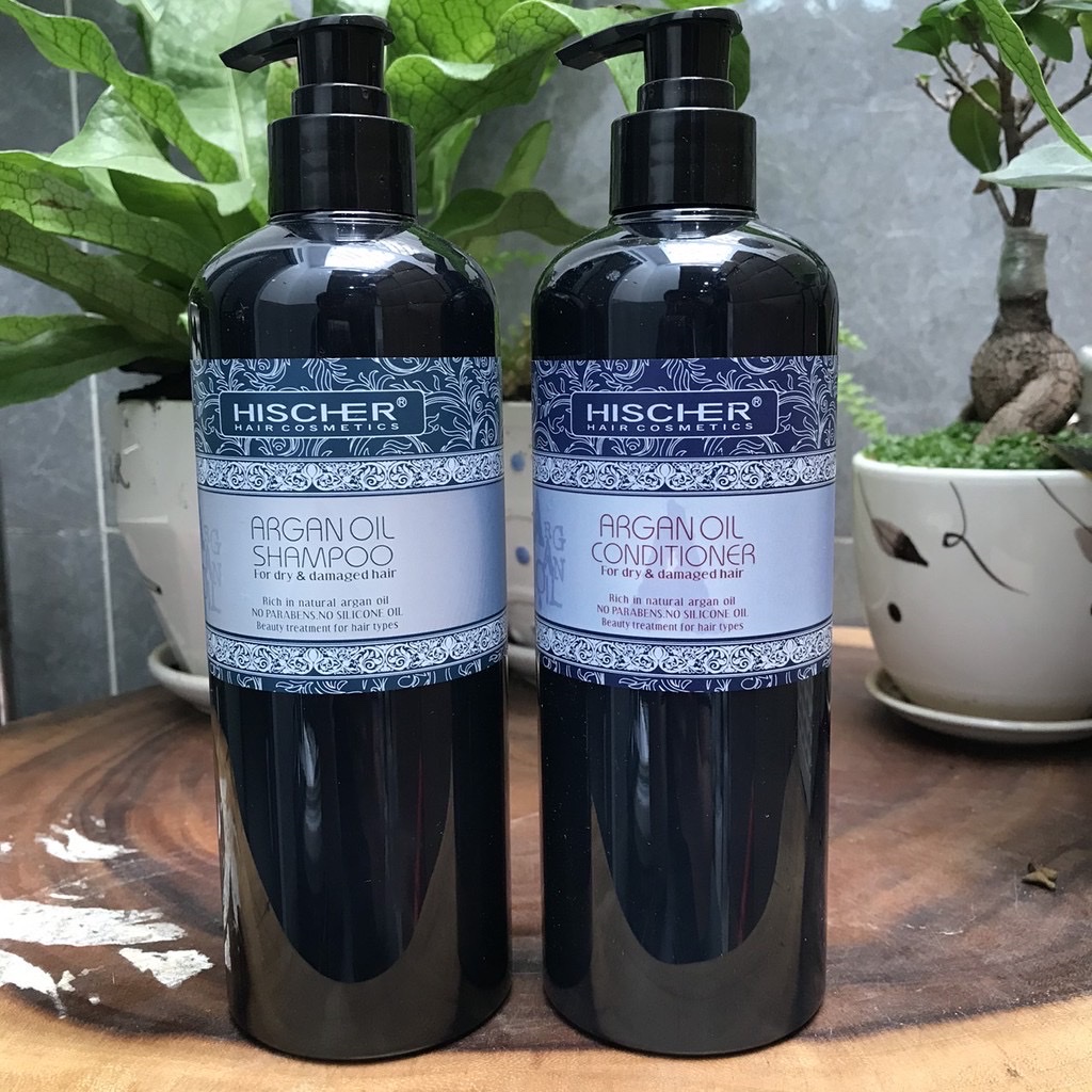 [HCM]Dầu xả siêu mềm mượt tóc Hischer Argan Oil 500ml