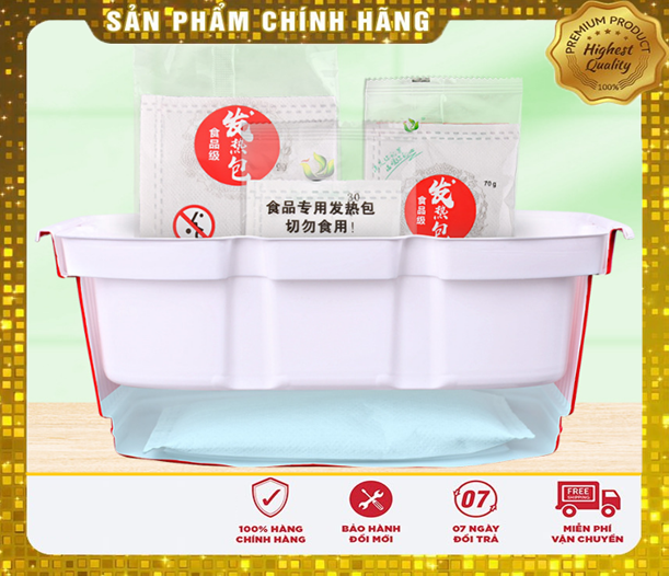 Combo gói tự sôi và hộp tự sôi [FREE SHIP]- Hấp hải sản, nấu mì, nấu cơm, đun sữa... siêu nhanh