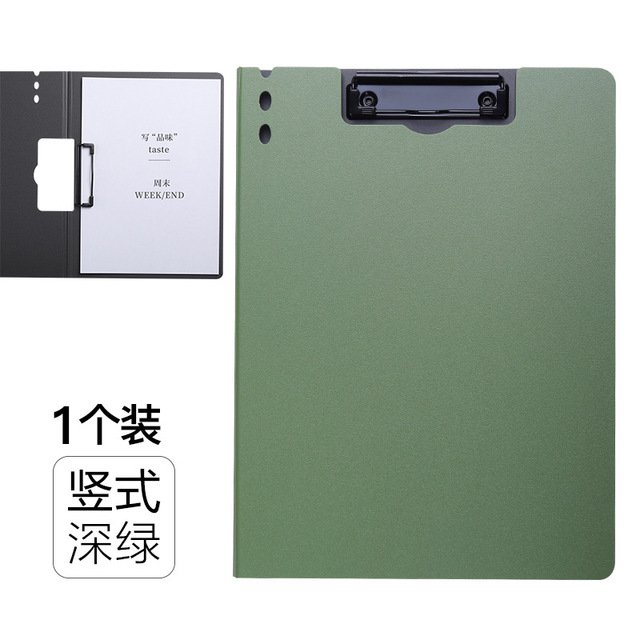 Bìa kẹp tài liệu, file A4, bảng trình ký văn phòng mặt trơn màu  KEP2M MIM