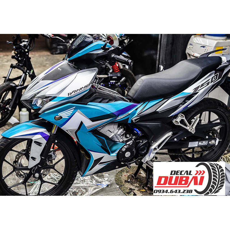Tem Trùm Winner X Xanh Trắng Kiểu Zin