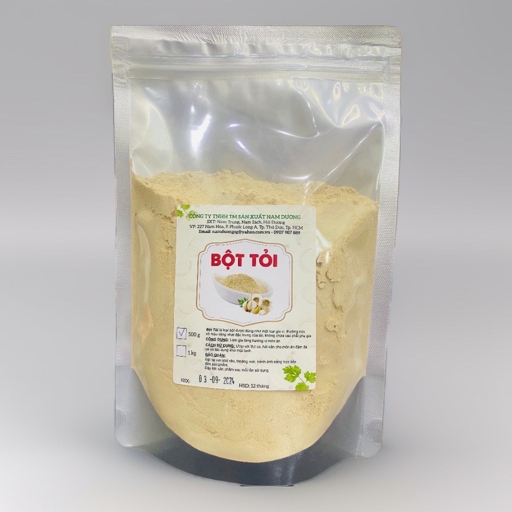 Bột Tỏi Nguyên Chất 100% ướp thịt thơm ngon - 1kg