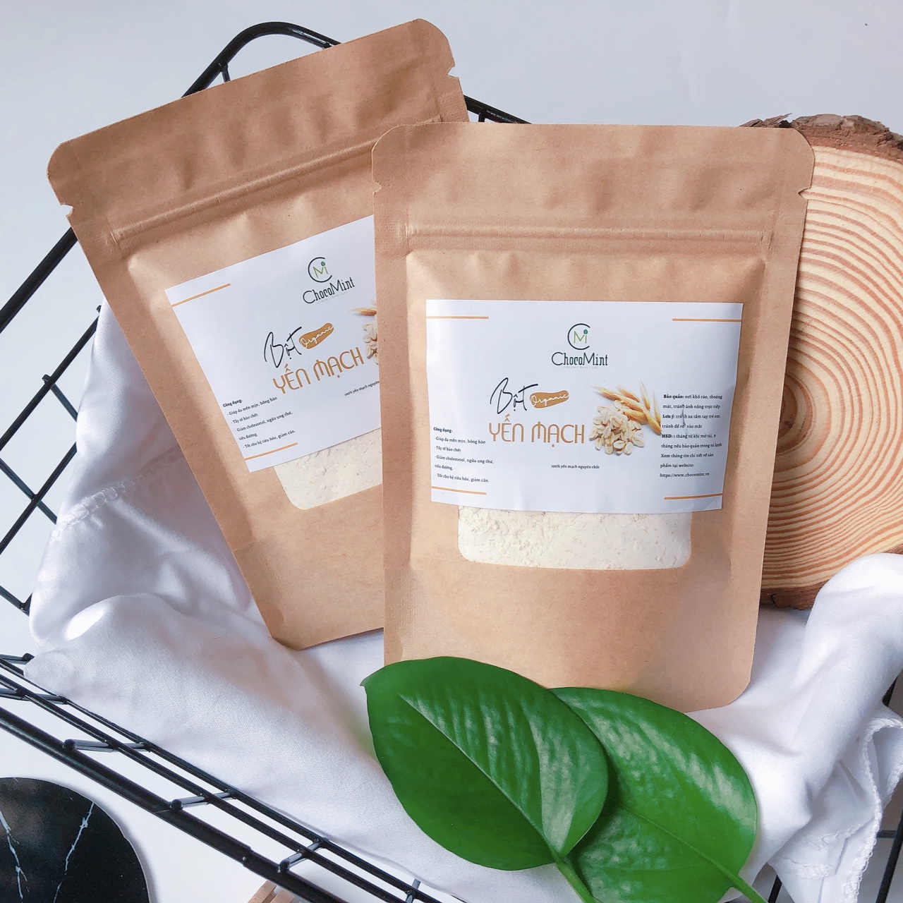 [HCM]Bột yến mạch nguyên chất túi 500gr