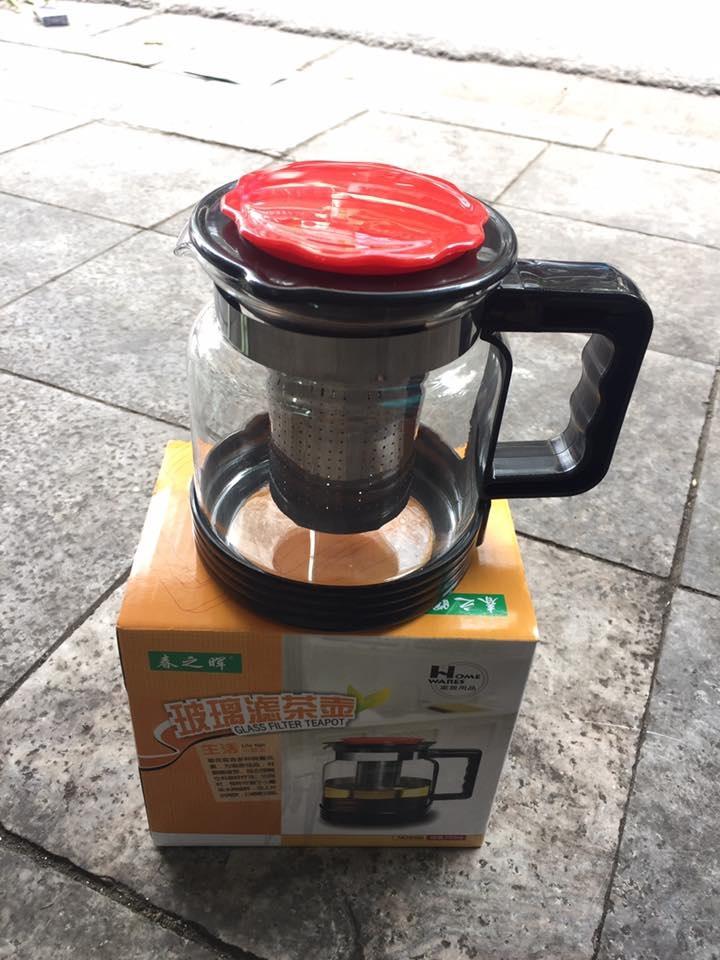 Ấm pha trà Glass TeaPot cao cấp 750ml
