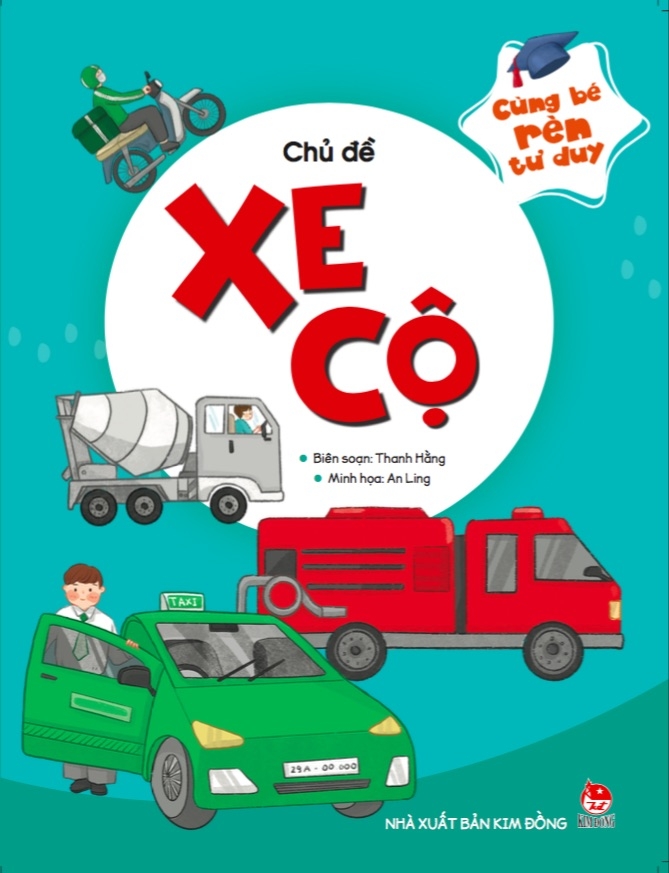 Fahasa - cùng bé rèn tư duy - chủ đề: xe cộ