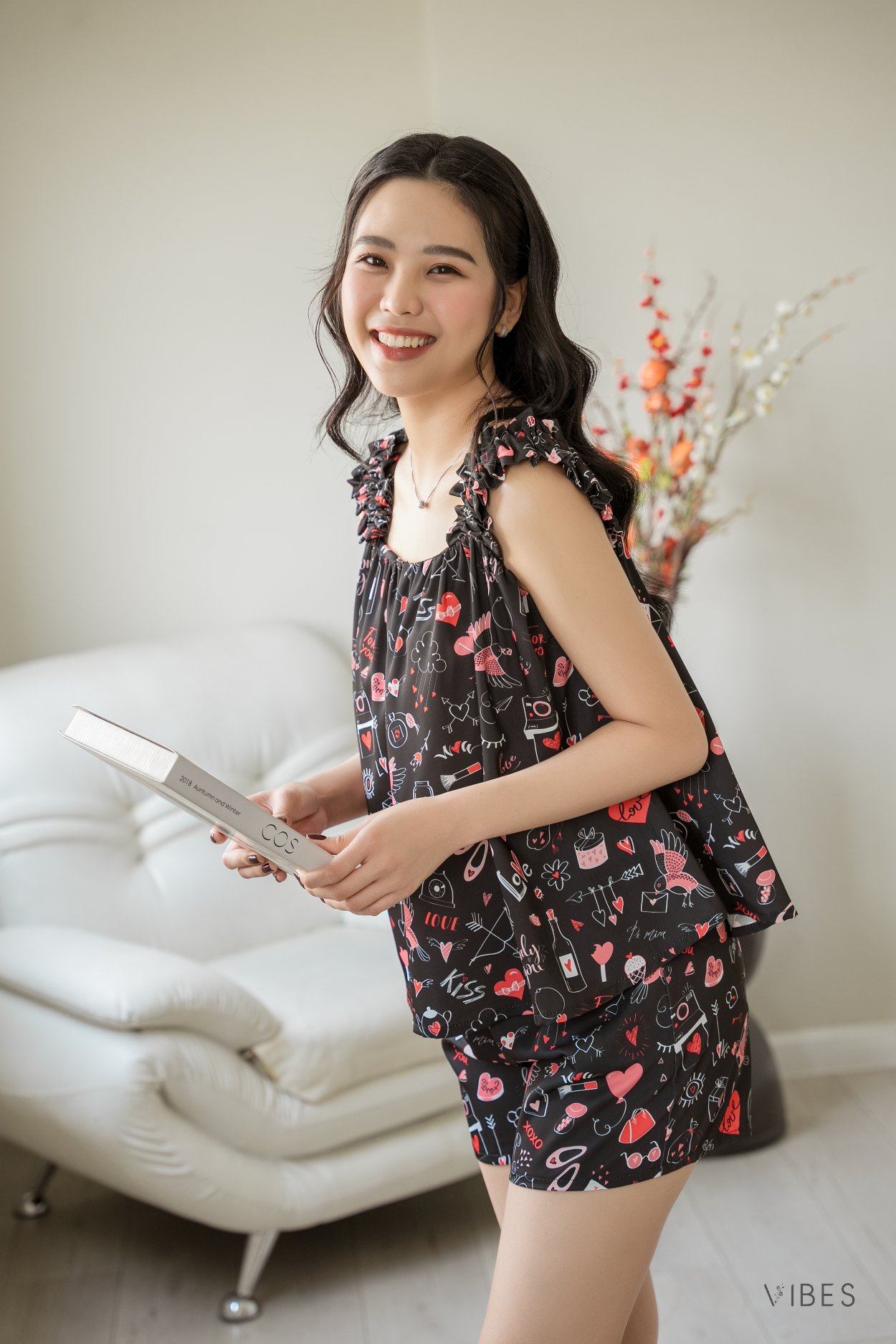 VIBES Đồ bộ 2 dây bản to Adore Straps Set
