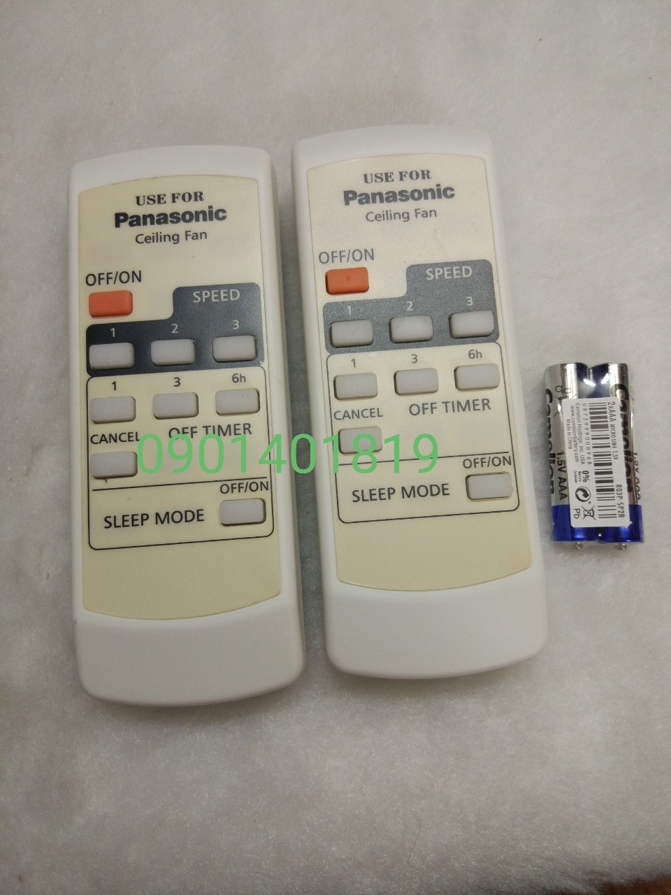 Điều Khiển Quạt Trần Panasonic Bốn Cánh