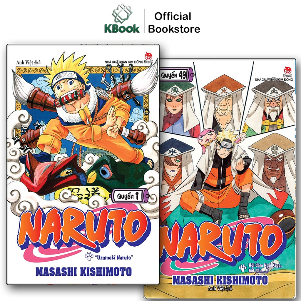 Truyện Tranh - Naruto (Tập 1-72, lẻ tùy chọn)