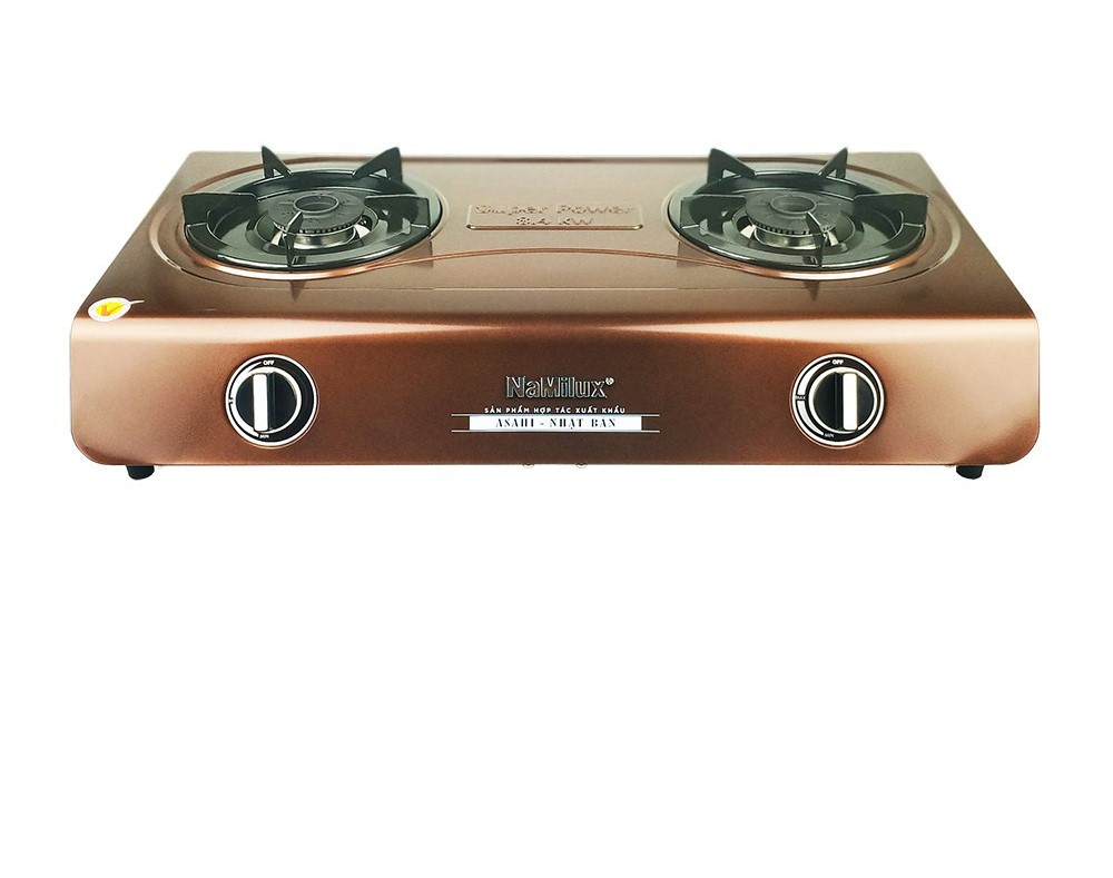 Bếp ga đôi namilux dl2163apf mặt bếp tráng men - hàng chính hãng