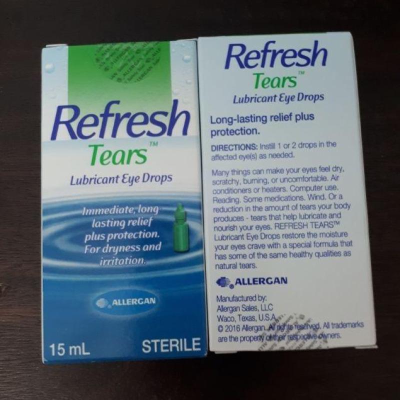 Dung Dịch Rửa Mắt Refresh Tears : tránh khô mắt