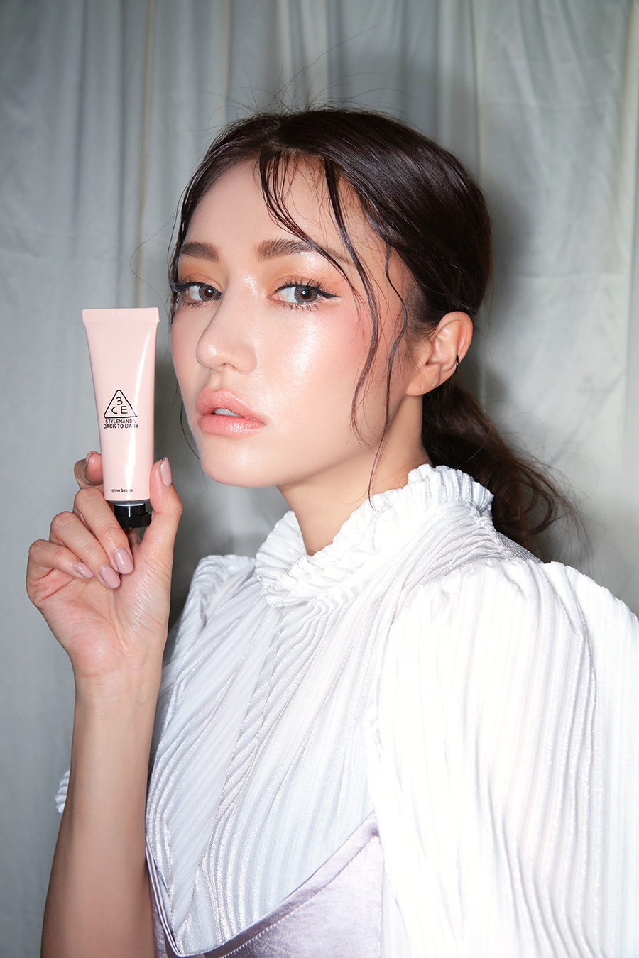 Kem Lót 3CE Back To Baby Glow Beam 30ml