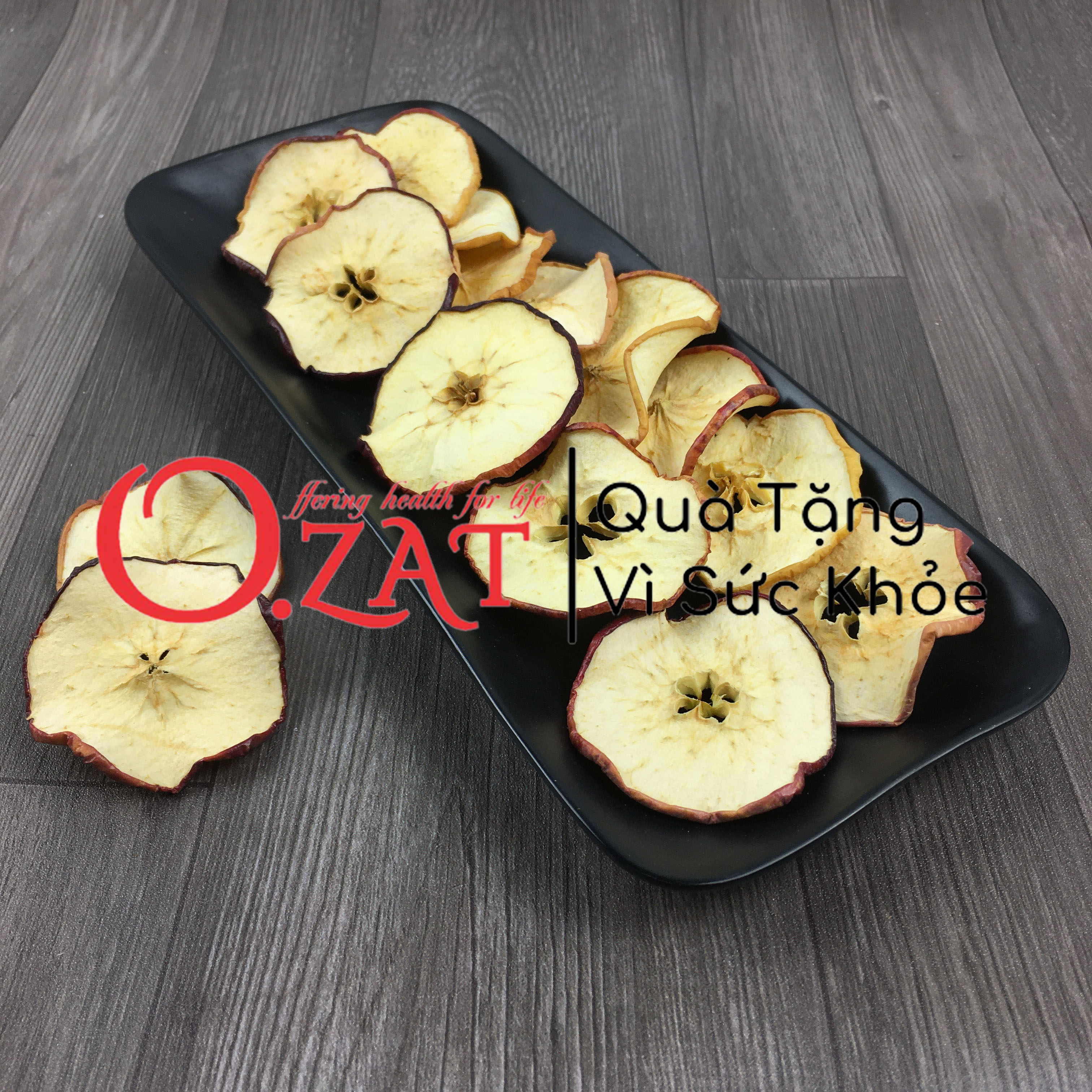 Detox Táo Quế thanh sấy khô O.ZAT (Táo 100g – Quế thanh 50g)