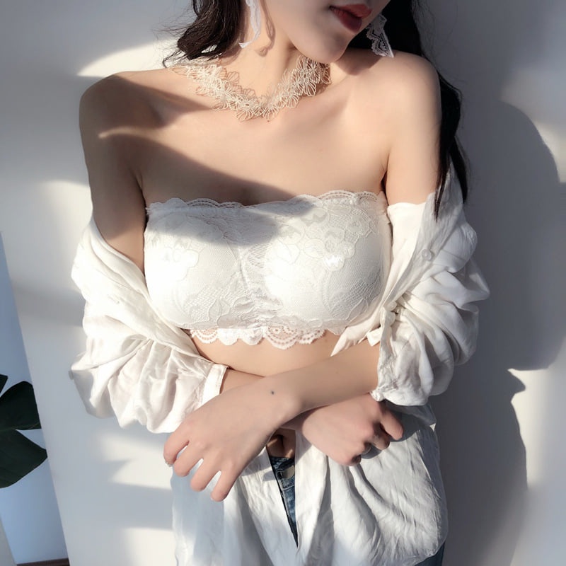 Vest bra wireless lace [brastore]