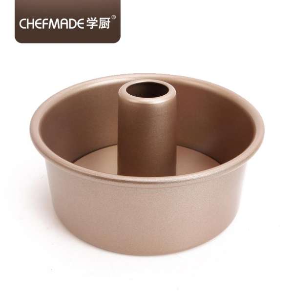 Chefmade Chef Made 6-Inch/8-Inch Không Dính Sống Đáy Rỗng Ống Khói Khuôn Bánh Chiffon Bộ Tạo Khuôn Hình