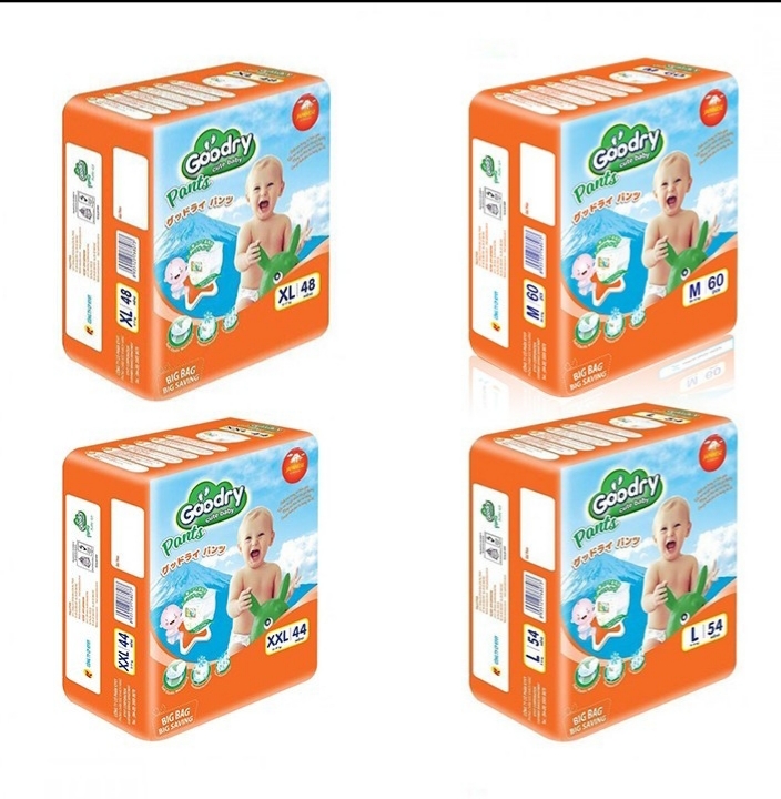 Tã quần cực đại goodry m60, l54, xl48