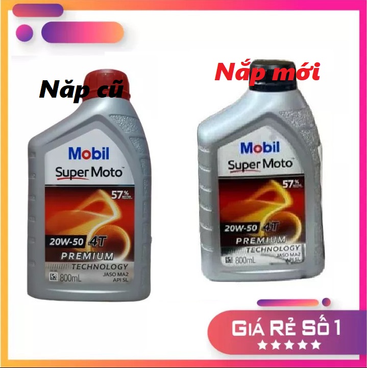 [ Bách hóa 1 không 2 ]Nhớt Xe Số Mobil Super Moto 20W50, nhớt mobil 20w50 nhớt xe số giảm gào máy cho xe lâu niên chọn phân loại