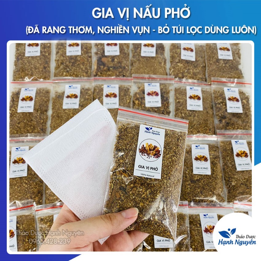 10 Set gia vị nấu phở chuẩn vị (đã rang thơm, tặng túi lọc) - Thảo dược Hạnh Nguyên