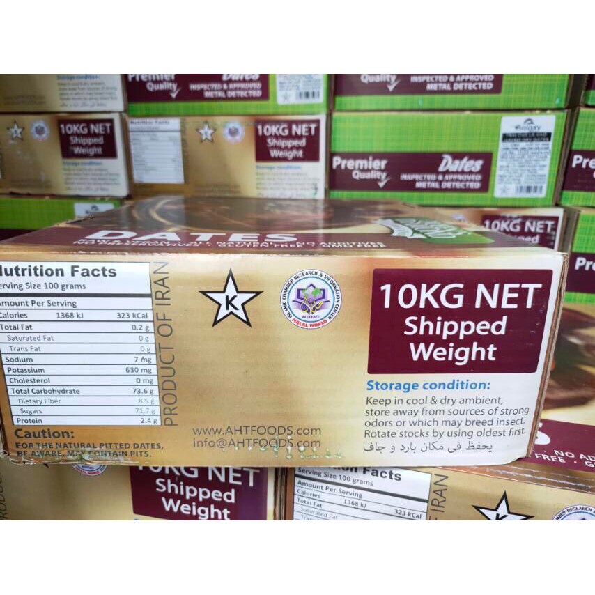 500g Chà là Ai Cập không đường [hat dinh duong]