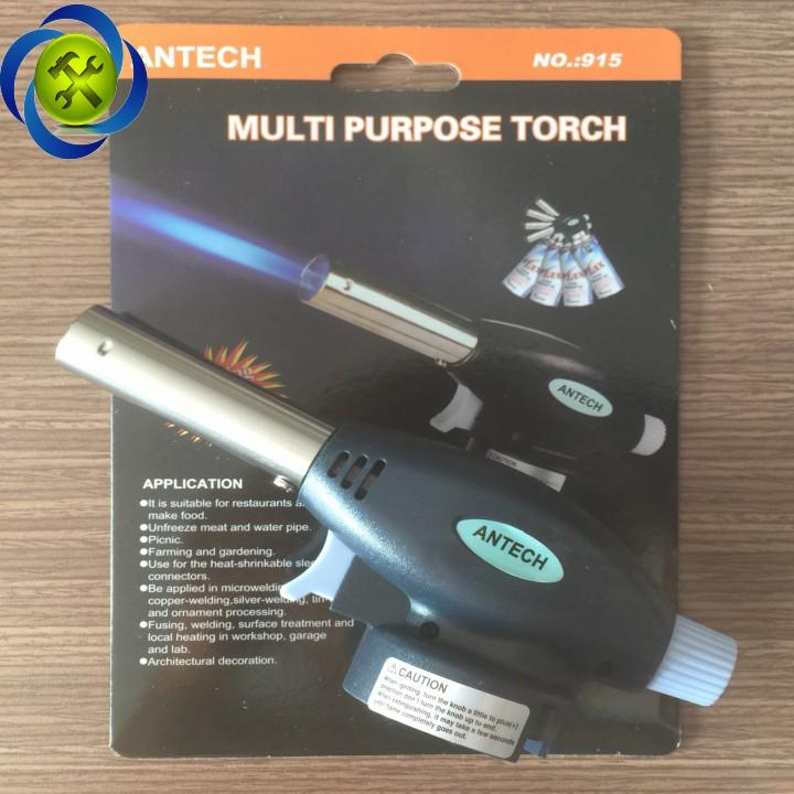 Đầu khò gas mini antech no.915 có nút bấm
