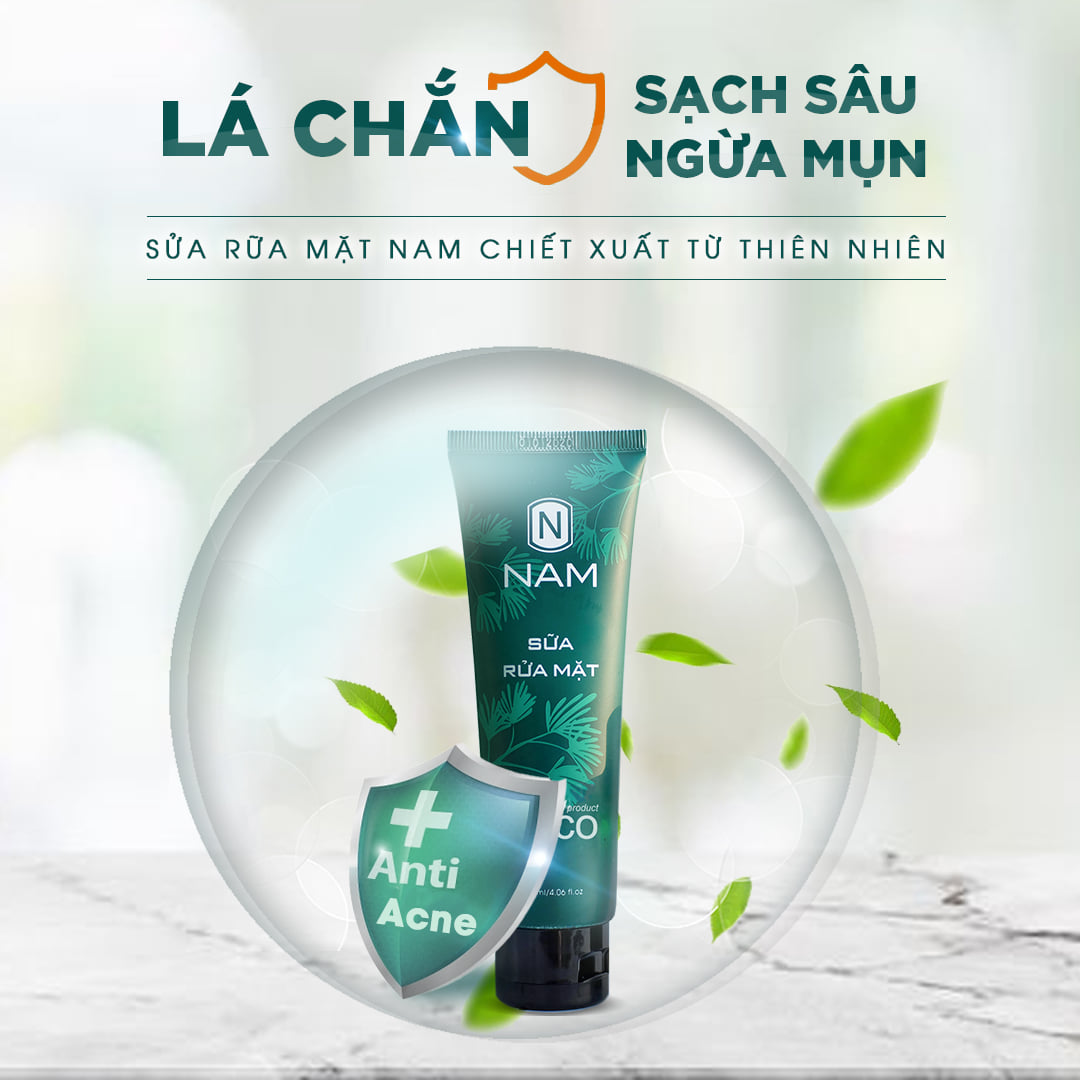 Sữa rửa mặt NAM - 120ml (Mẫu Mới)