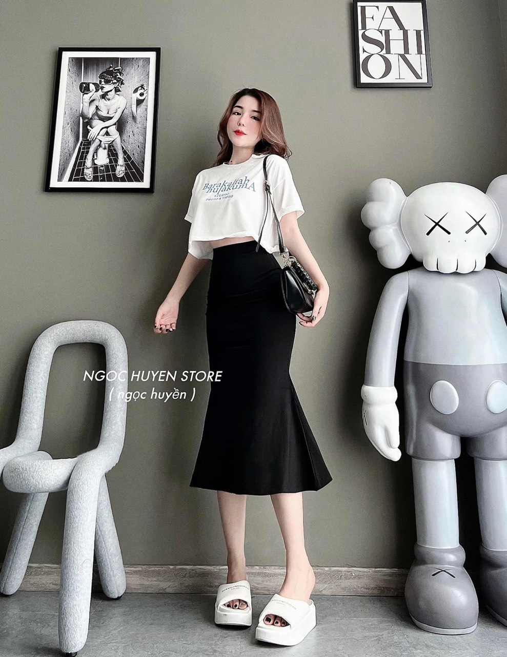 ❤️❤️ Siêu phẩm sét áo croptop mix chân váy đuôi cá cực xinh 🥰🥰🥰 Một sét đồ siêu tôn dáng, hack chân dài và vô cùng trẻ trung 🎉🎉🎉🎉-lđ