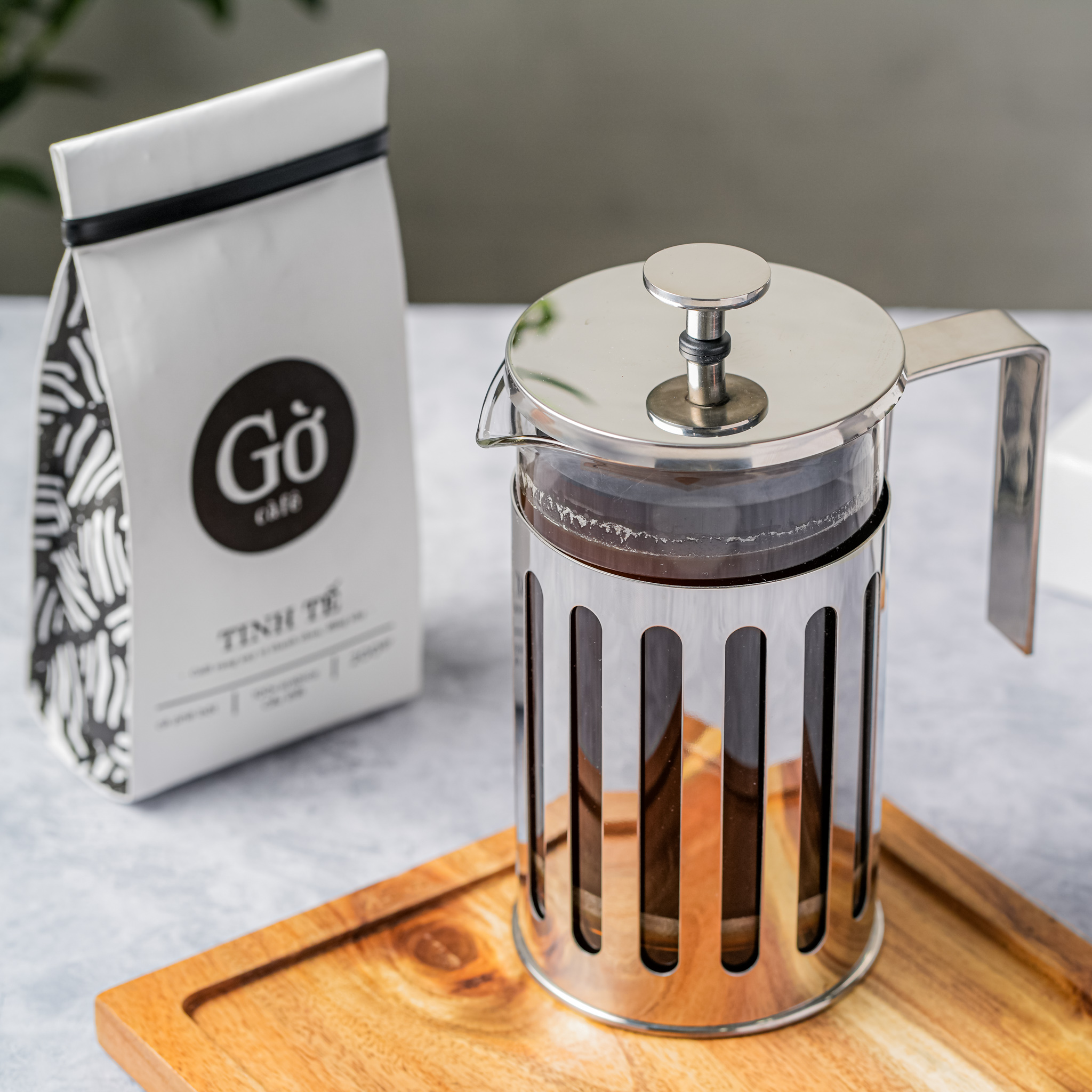 Bình French Press- Bình pha cà phê kiểu Pháp inox 304