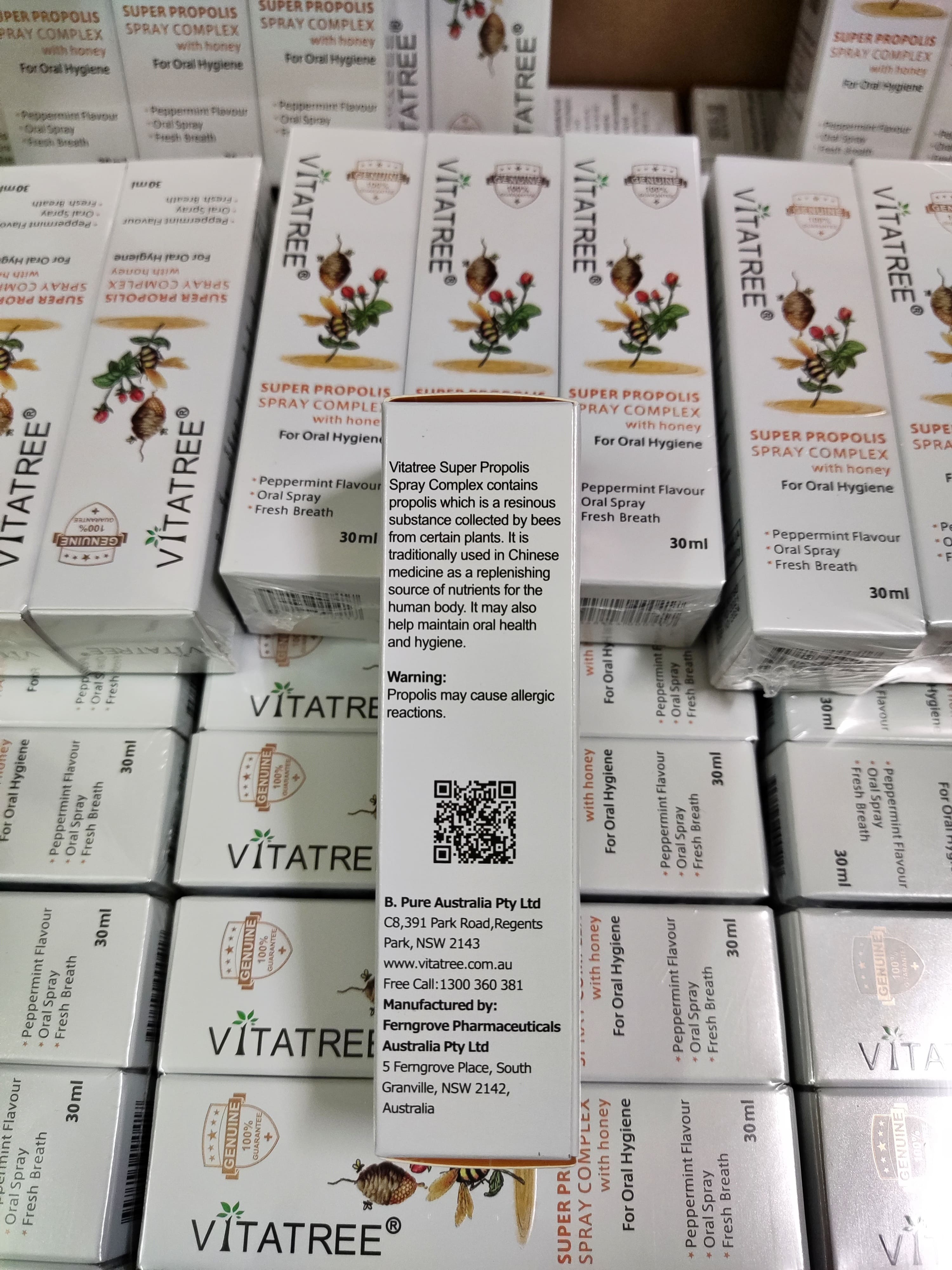 Xịt Họng Keo Ong Vitatree Úc 30ml