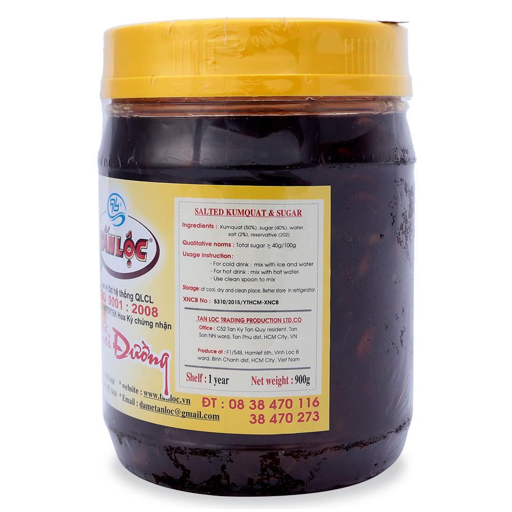 Tắc muối đường Tấn Lộc 900g