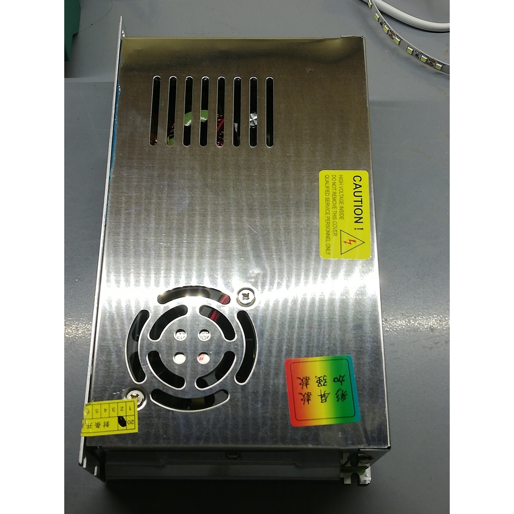 Nguồn Led 5v 60a tem 7 màu, đủ công suất (Nguồn 5v60a 300W trong nhà có quạt tản nhiệt)